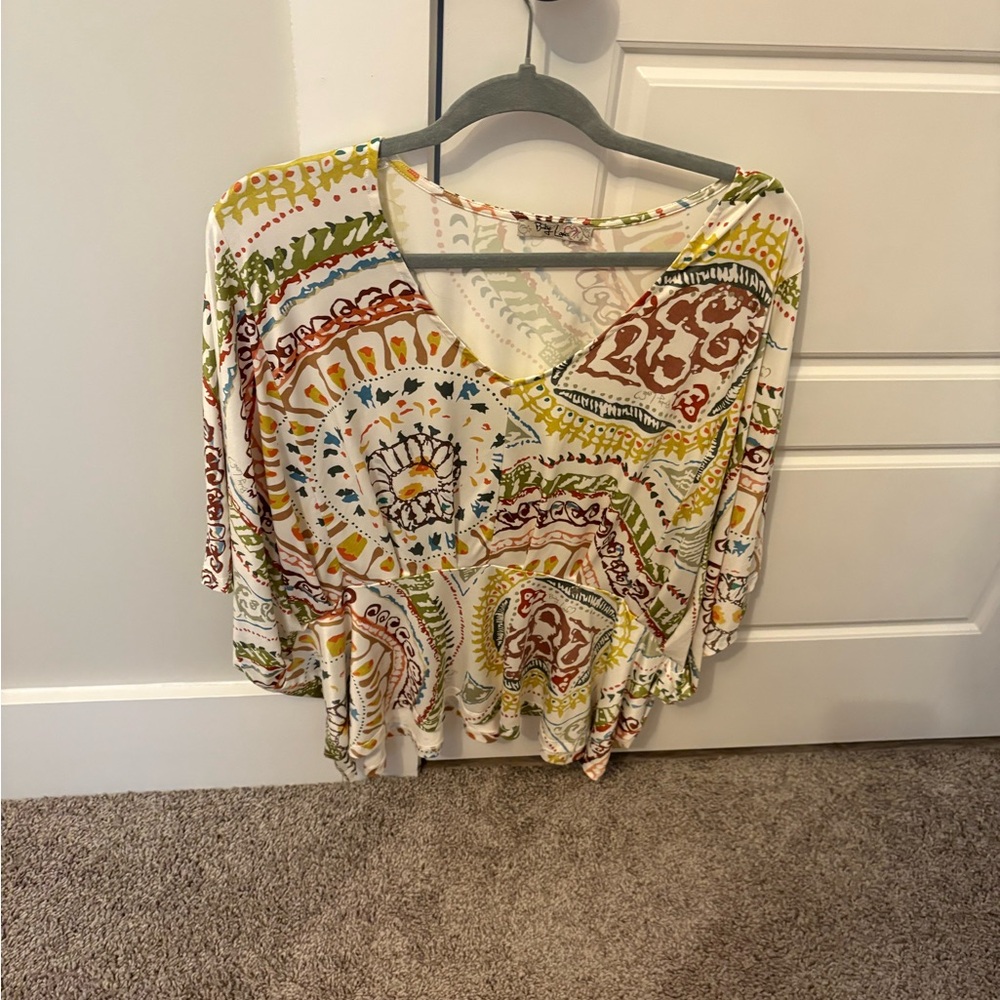 Bohemian Print Women's Top - Multicolor baby love